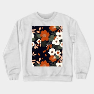 Hawaiian Blossom: Custom Floral Patterns Crewneck Sweatshirt